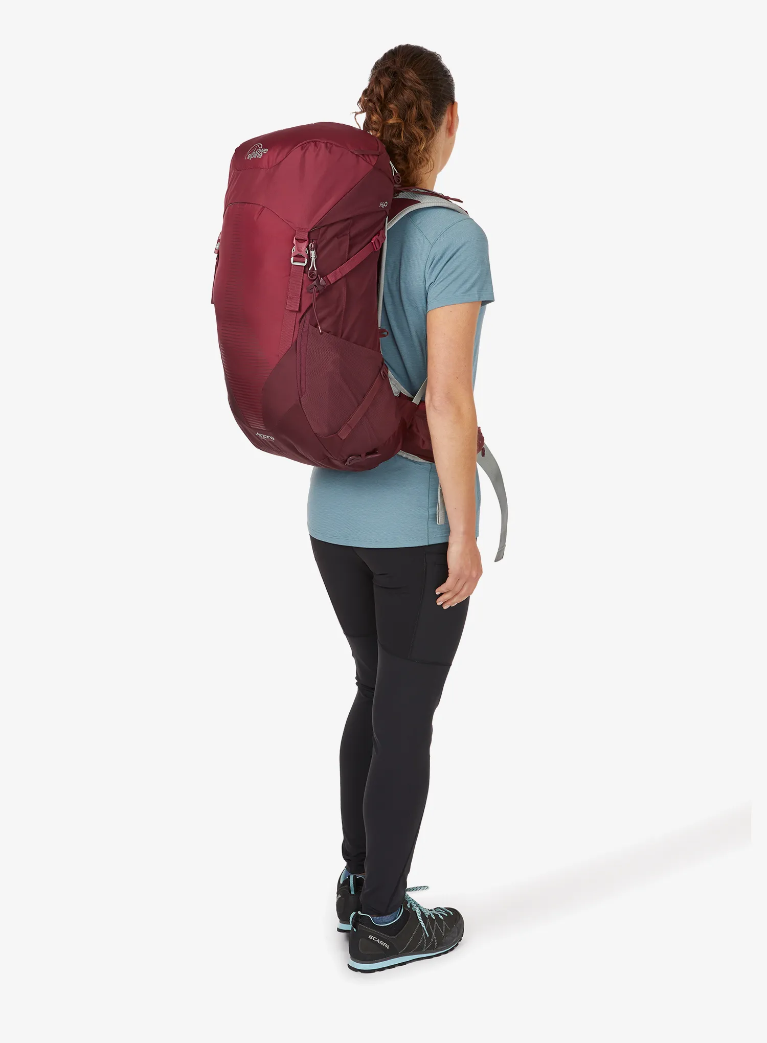 Dámský turistický batoh Lowe Alpine AirZone Trail ND28 - deep heather/raspberry