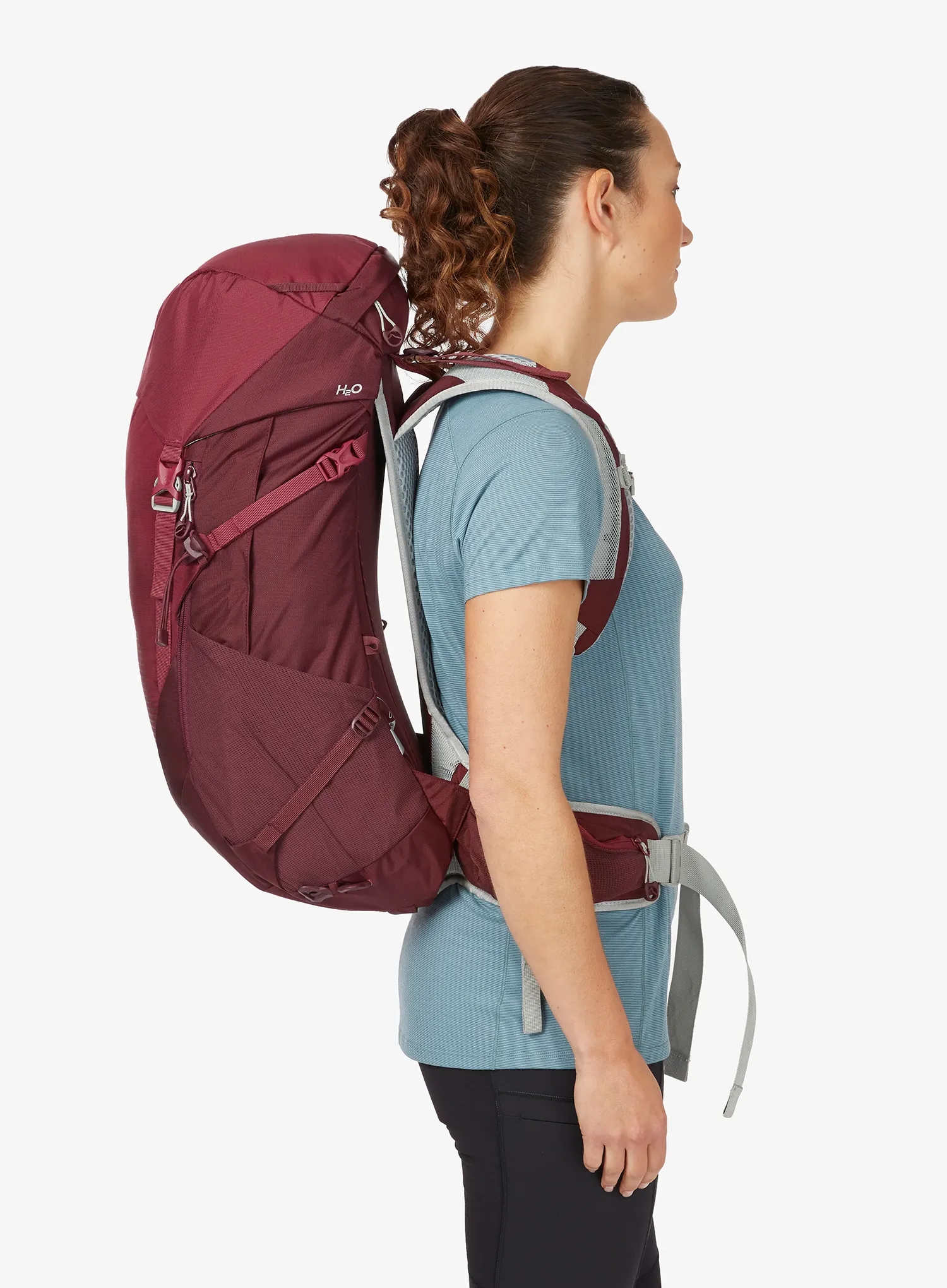 Dámský turistický batoh Lowe Alpine AirZone Trail ND28 - deep heather/raspberry