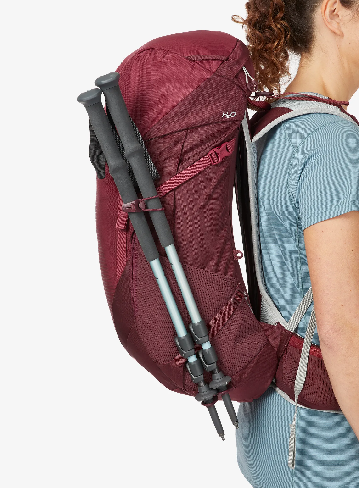 Dámský turistický batoh Lowe Alpine AirZone Trail ND28 - deep heather/raspberry