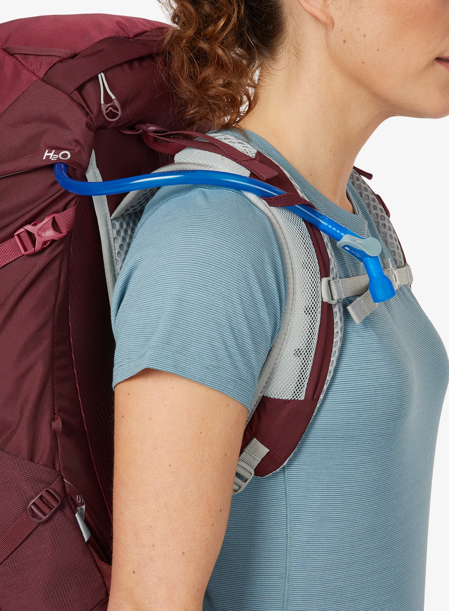 Dámský turistický batoh Lowe Alpine AirZone Trail ND28 - deep heather/raspberry