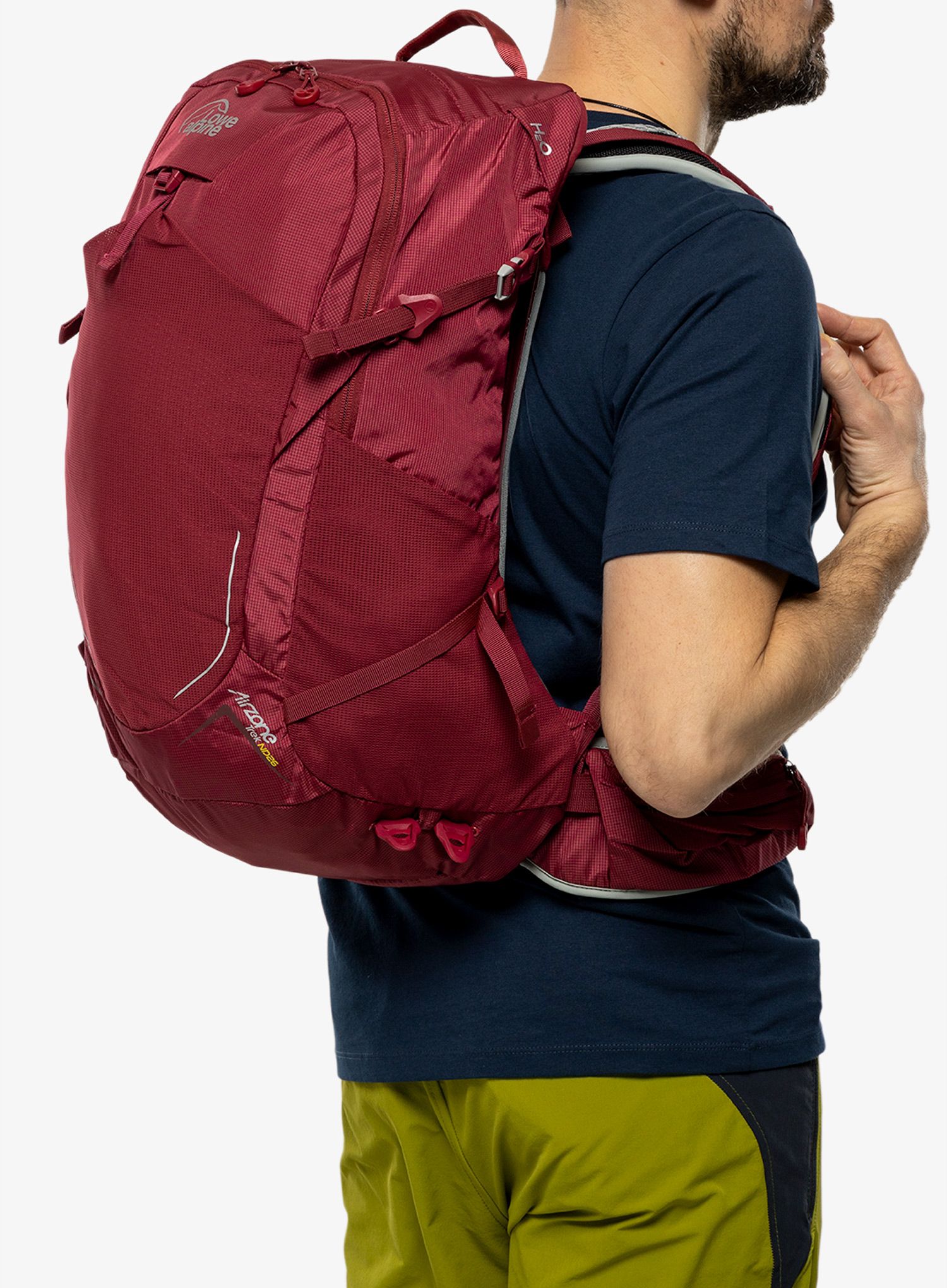 Batoh s distanční síťovinou Lowe Alpine AirZone Trek ND26 - raspberry