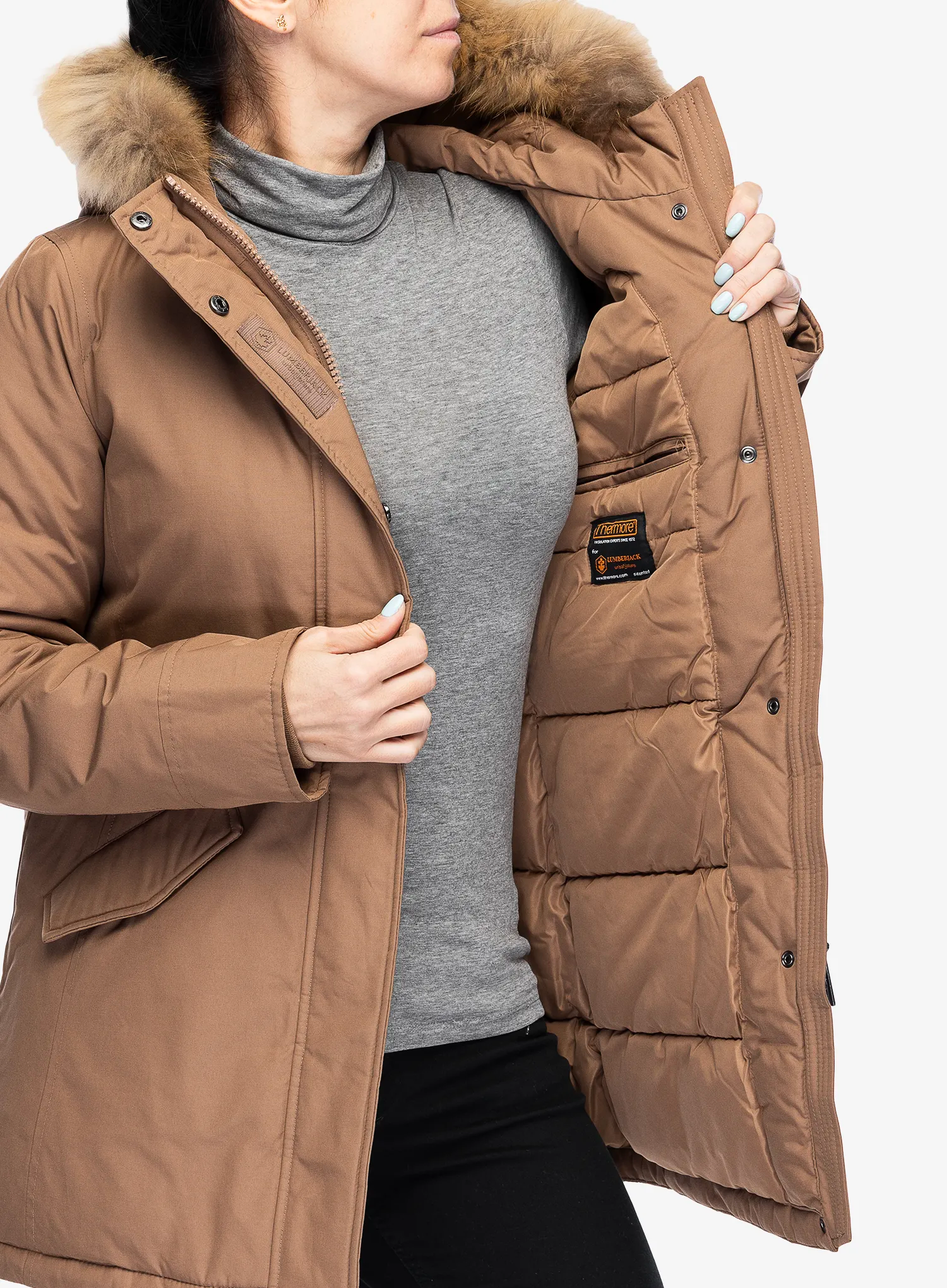 Dámský kabát Lumberjack Alaska - light brown