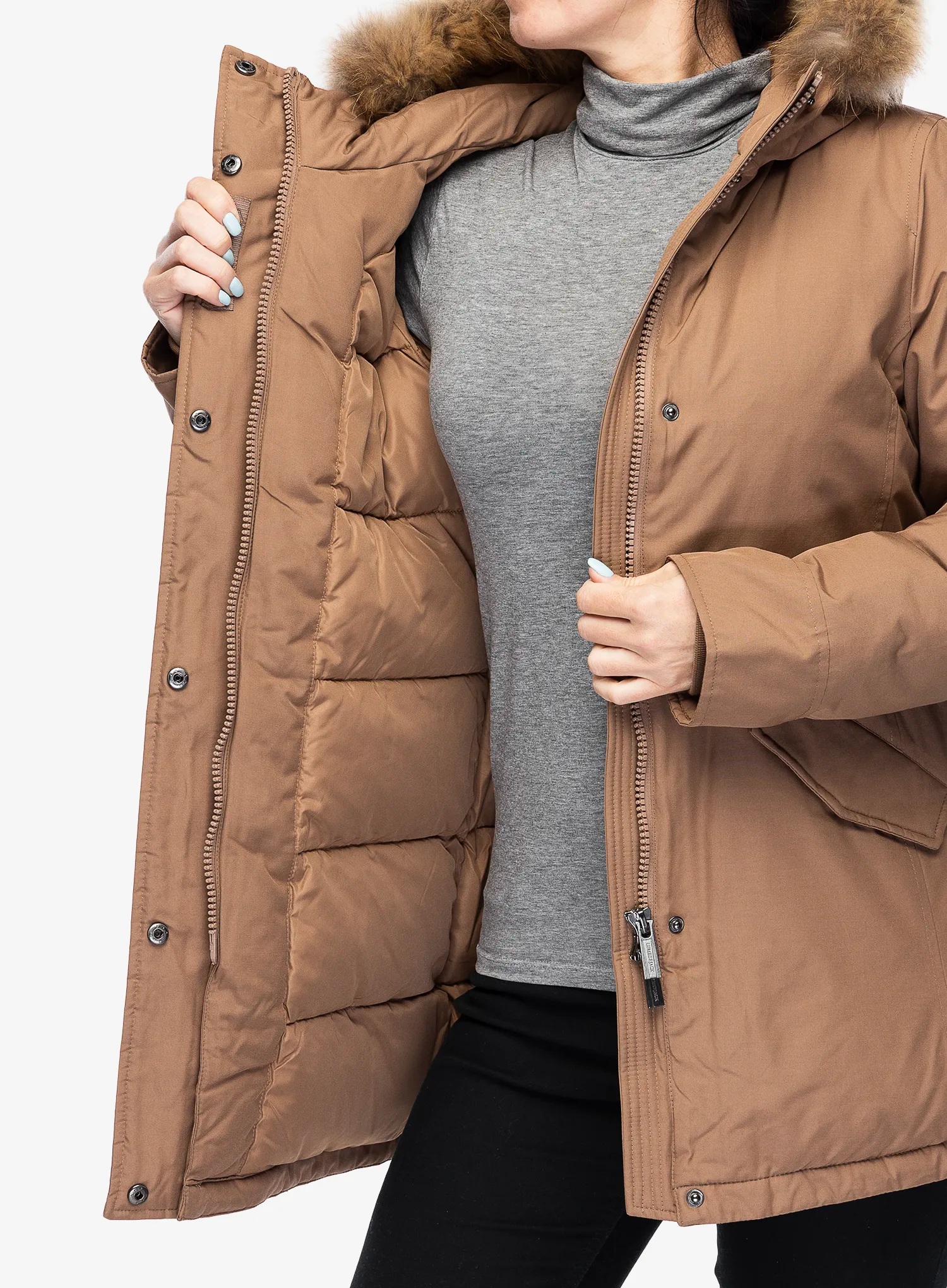 Dámský kabát Lumberjack Alaska - light brown