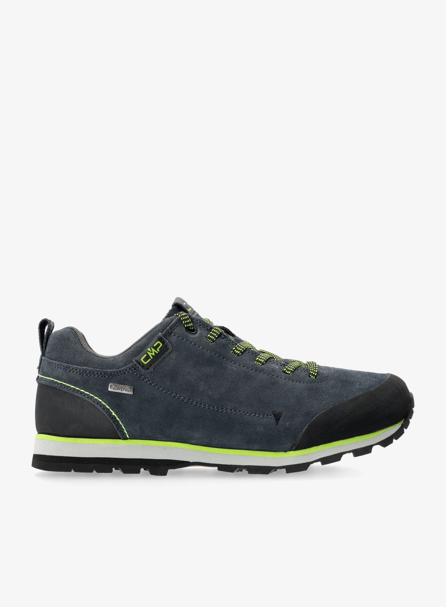 Nízké turistické boty CMP Elettra Low WP - titanio/limegreen