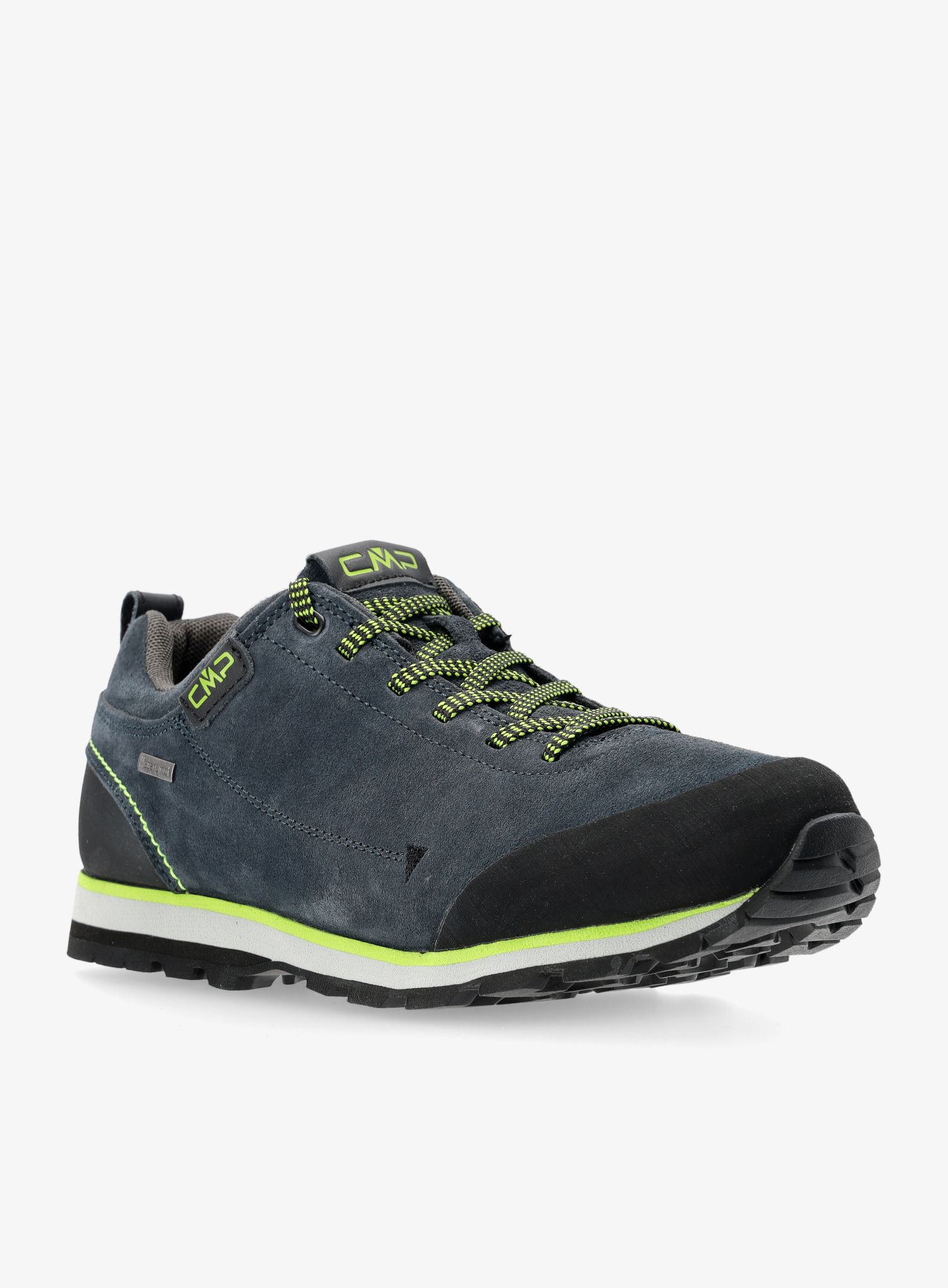 Nízké turistické boty CMP Elettra Low WP - titanio/limegreen