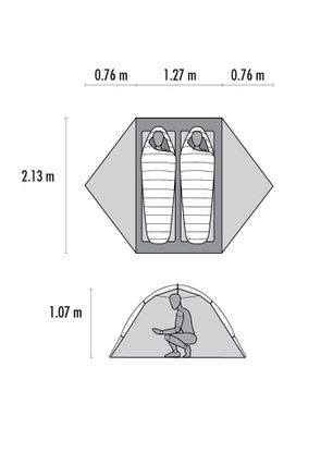 Cyklostan MSR Hubba Hubba Bikepack 2