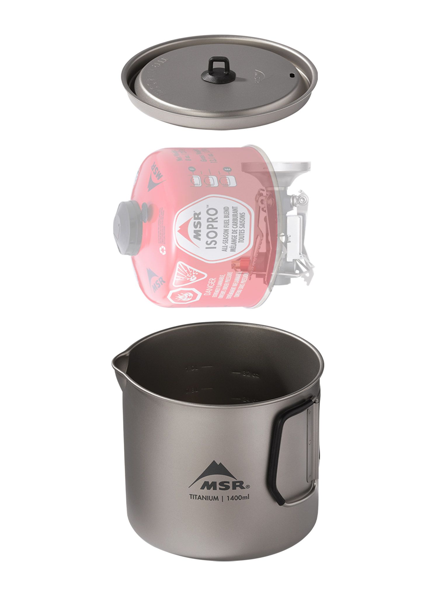 Konvice na čaj MSR Titan Kettle 1400 ml