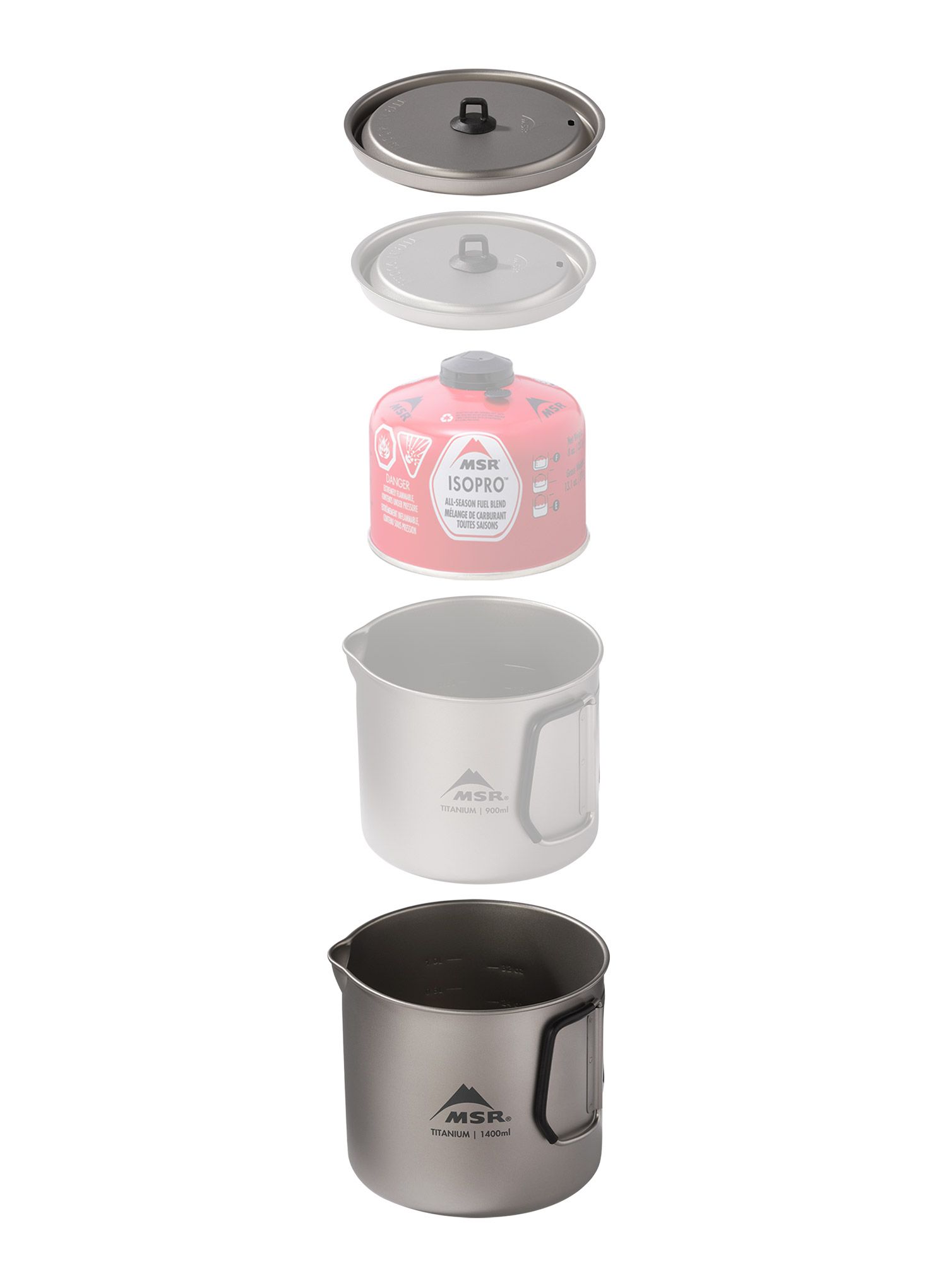Konvice na čaj MSR Titan Kettle 1400 ml