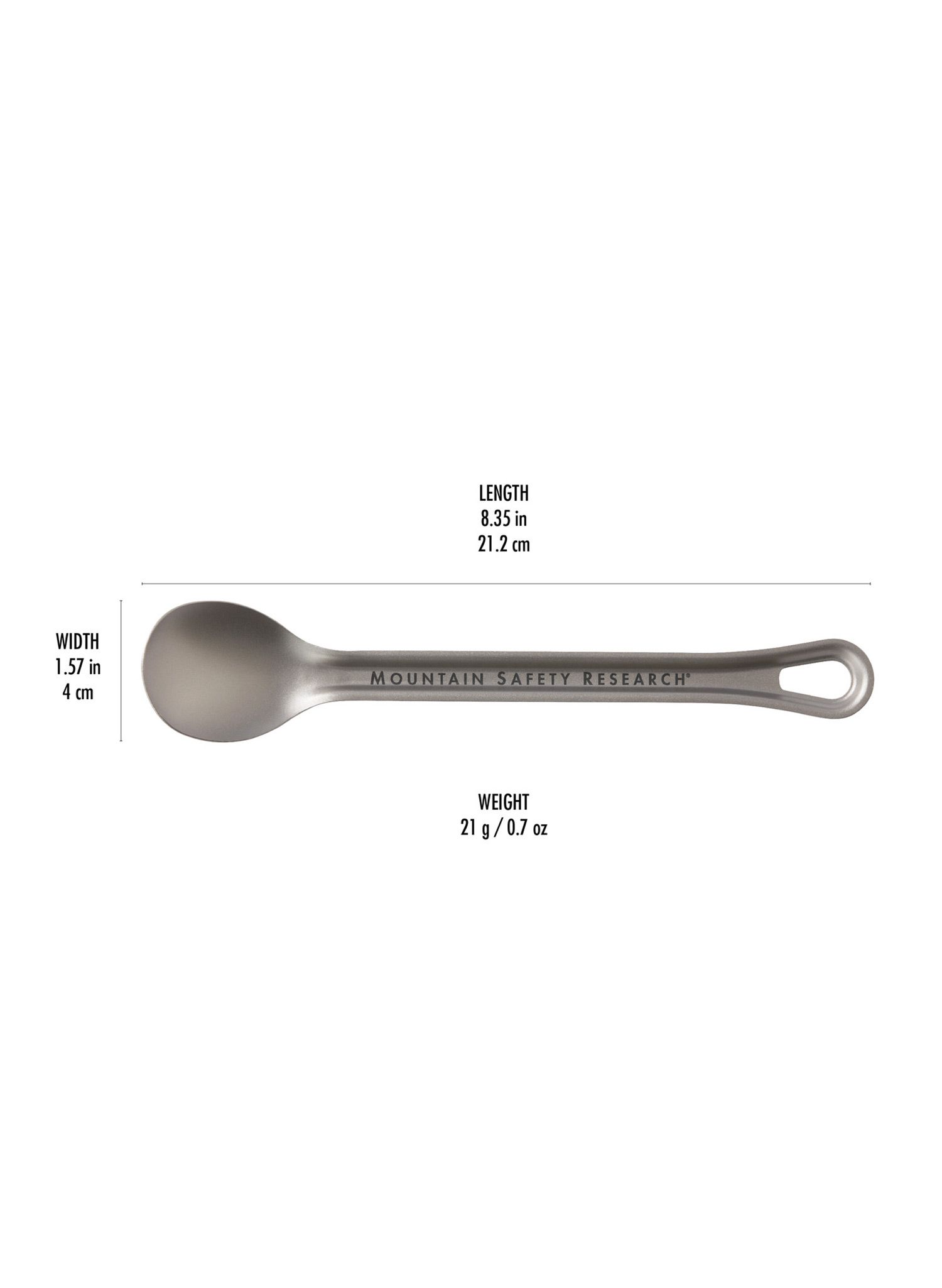 Turistická lžička MSR Titan Long Spoon
