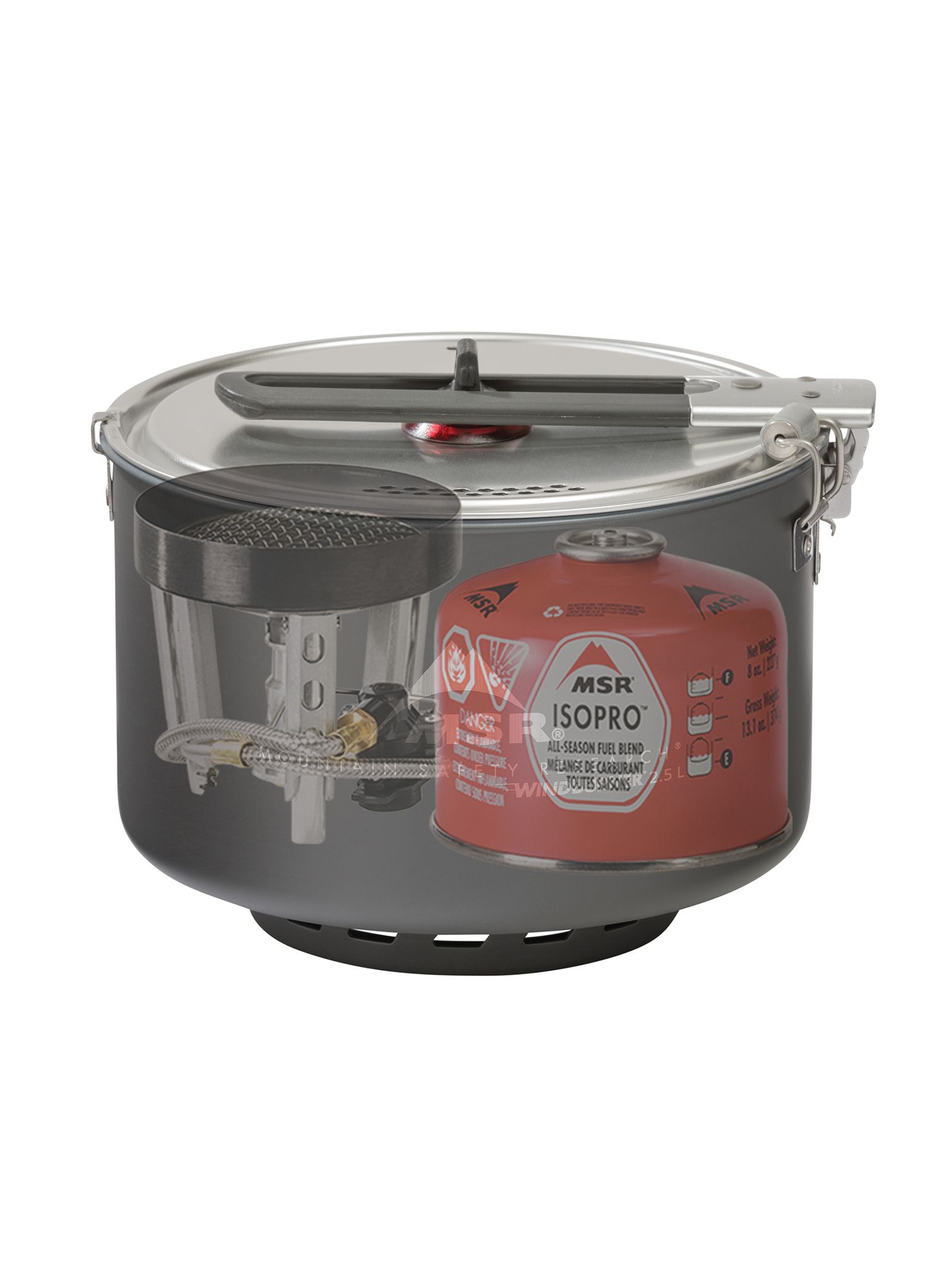 Turistický hořák MSR WindBurner Group Stove System