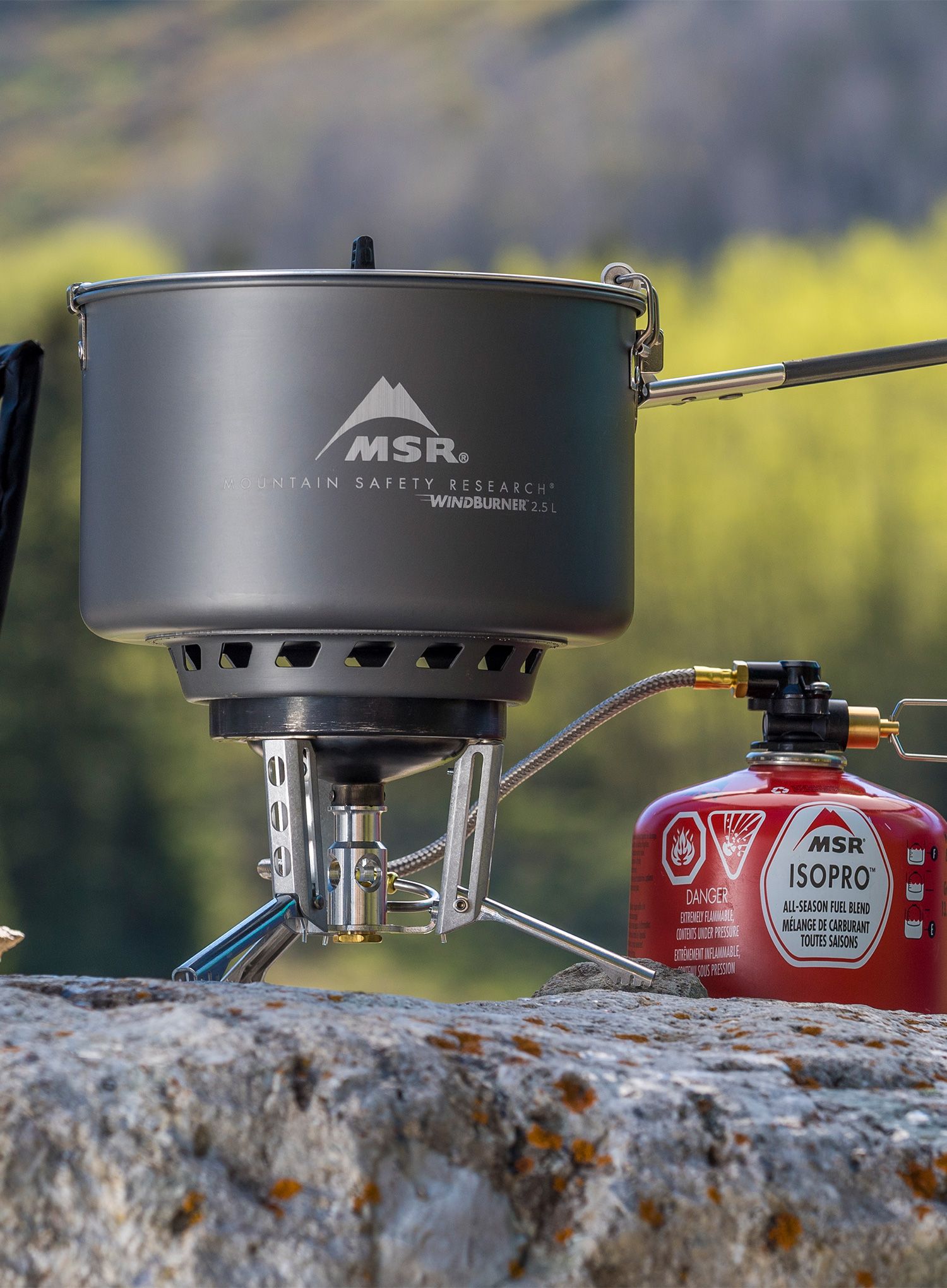 Turistický hořák MSR WindBurner Group Stove System