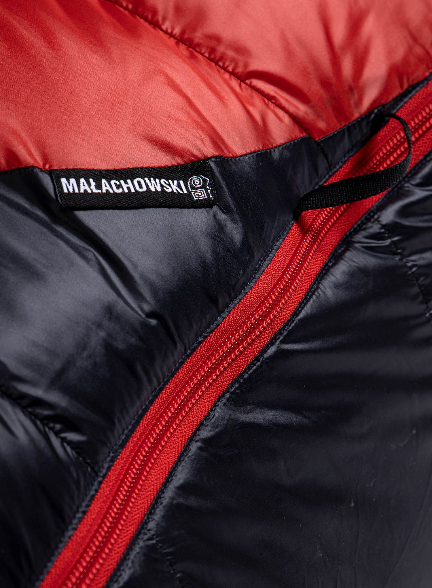 Péřový spacák Małachowski Climber II 800 (200 cm) - black/red