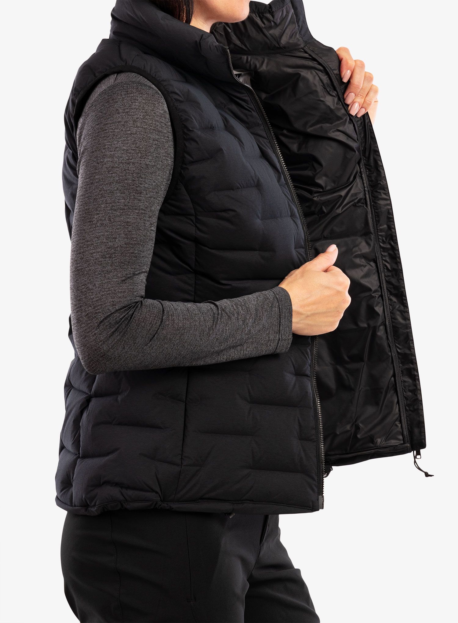 Péřová vesta dámská Małachowski ICON Tourist - black/black