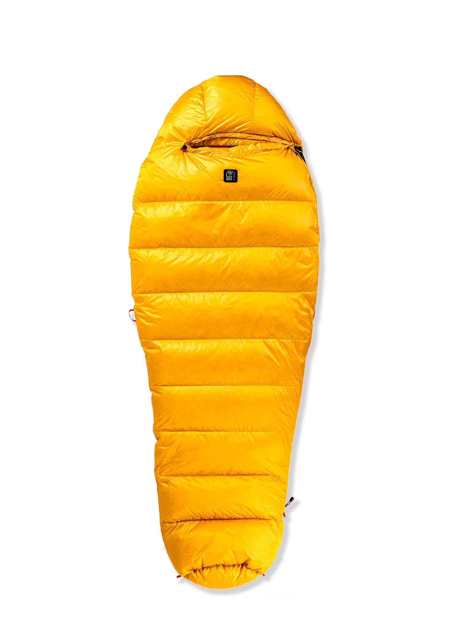Péřový spacák Małachowski Tourist 250 M LZ (176 cm) - yellow