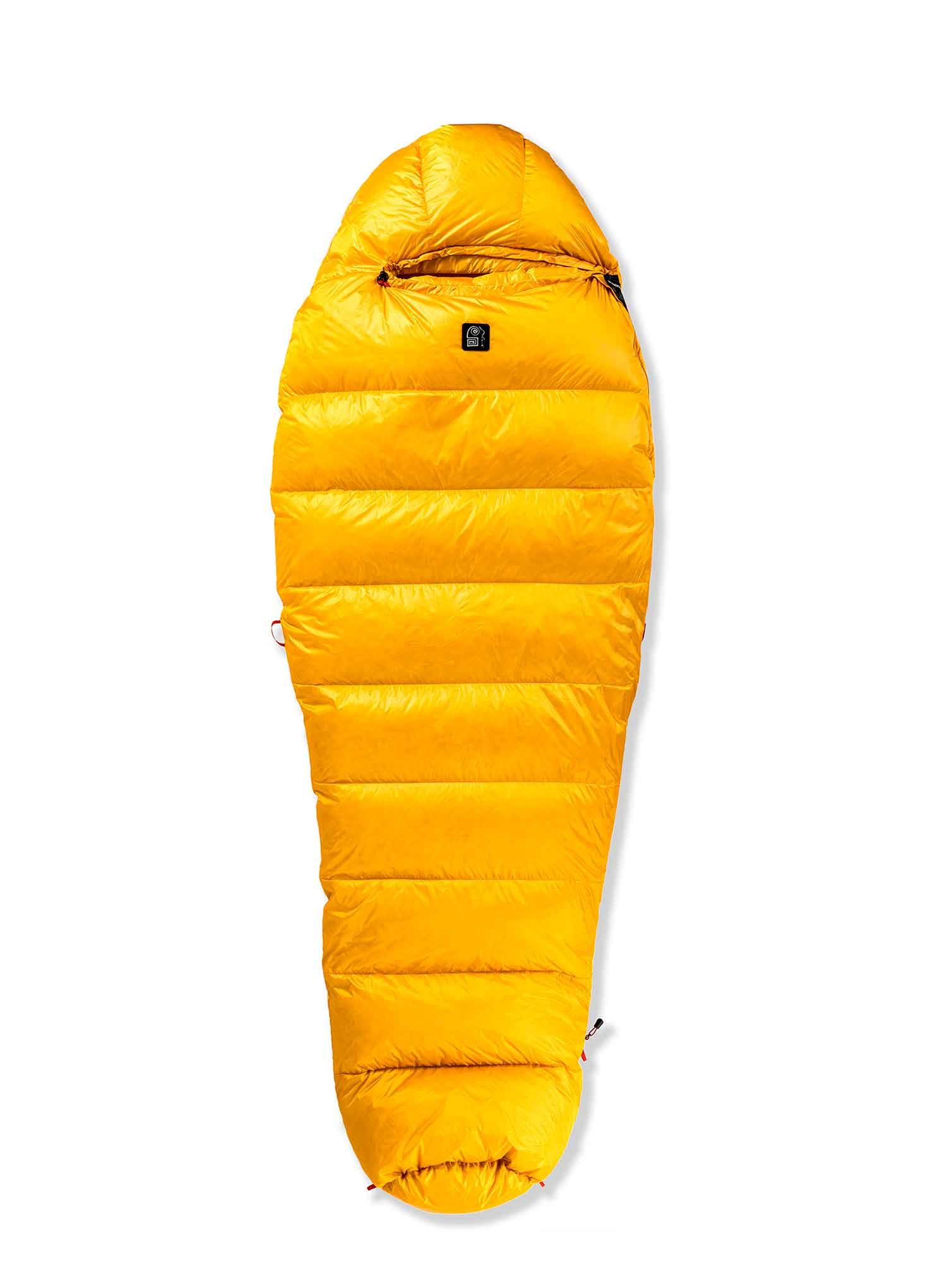 Péřový spacák Małachowski Tourist 250 L LZ (188 cm) - yellow