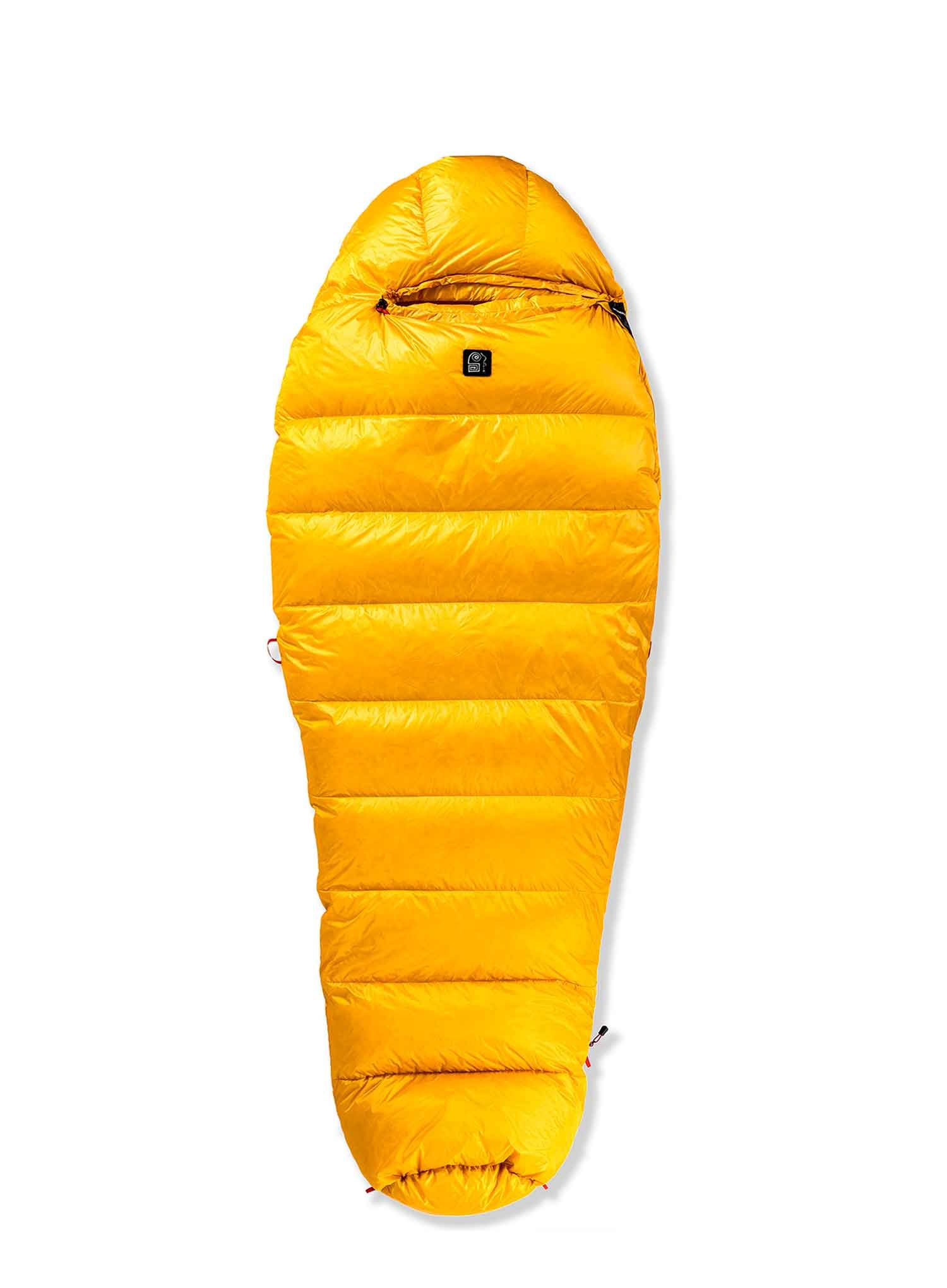 Péřový spacák Małachowski Tourist 450 M LZ (176 cm) - yellow