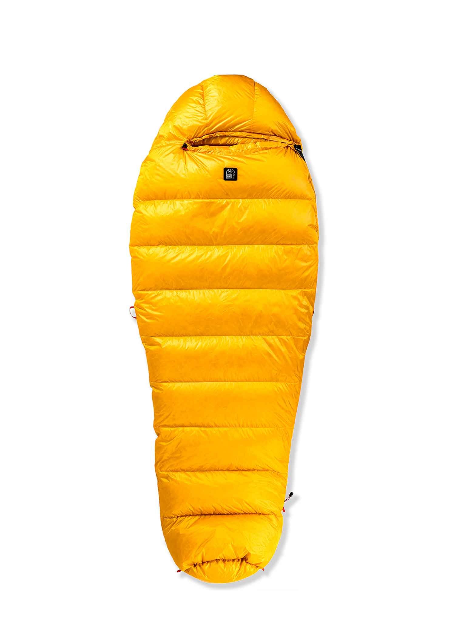 Péřový spacák Małachowski Tourist 650 M LZ (176 cm) - yellow
