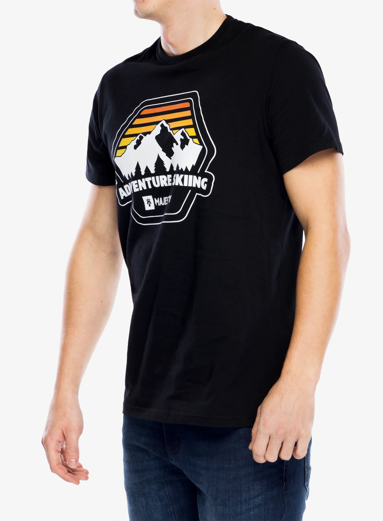 Tričko s potiskem Majesty Adventure T-Shirt - black