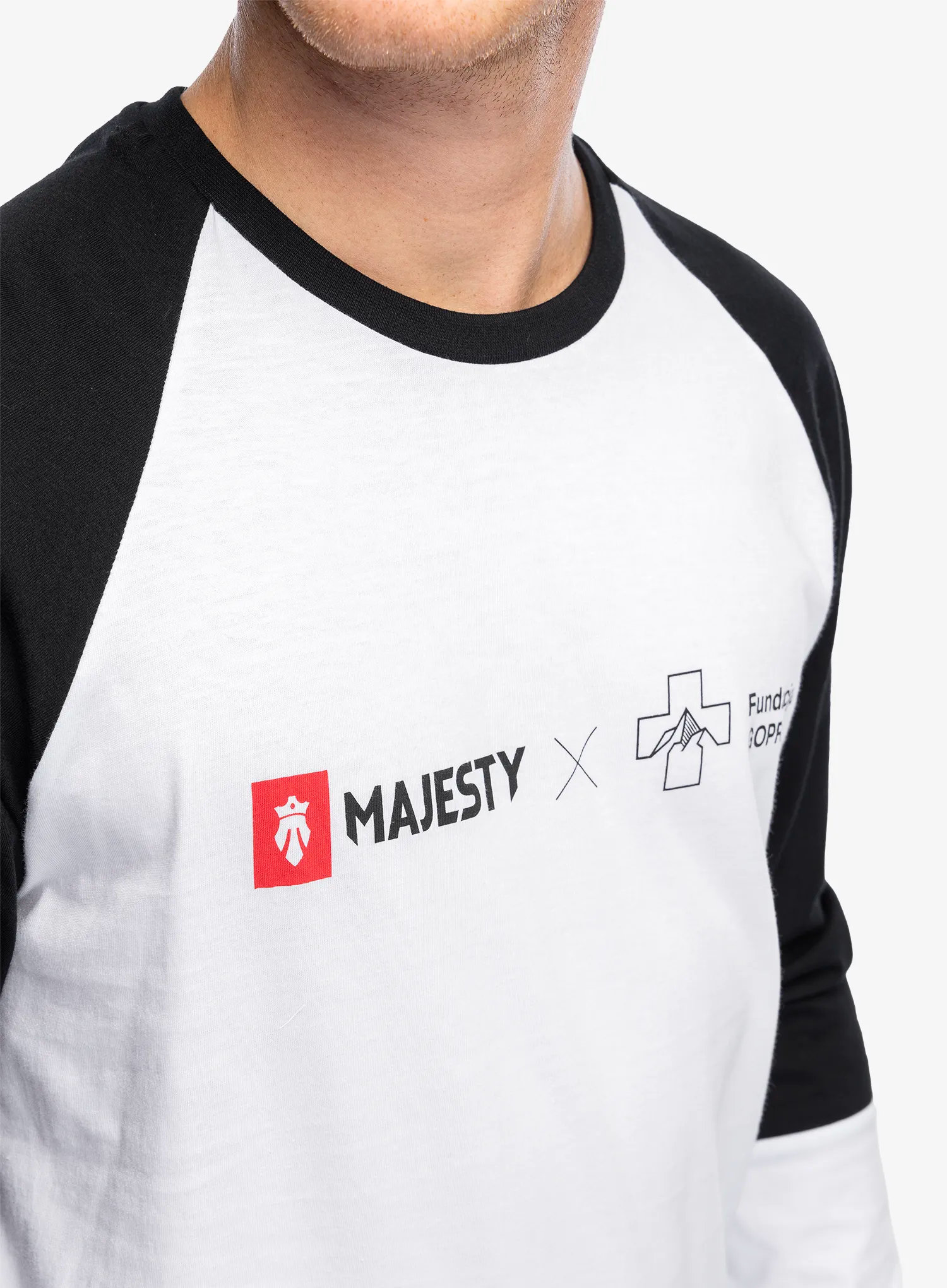 Longsleeve Majesty Fundacja GOPR Help and Protect LS - white