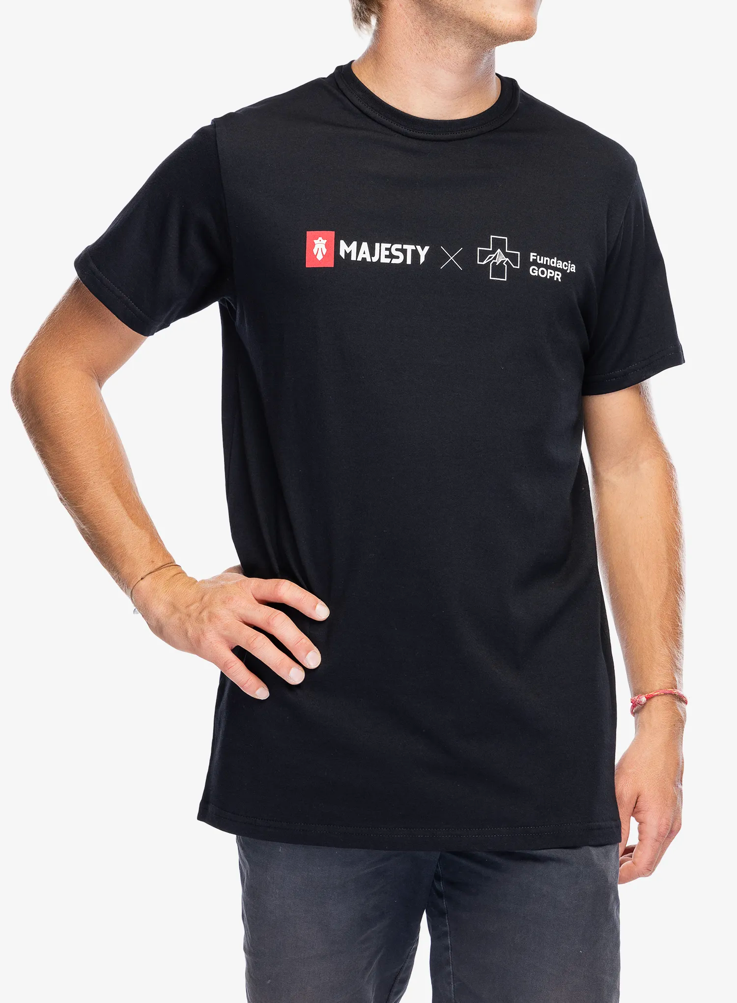 Tričko Majesty Fundacja GOPR Ratownik T-shirt  - black
