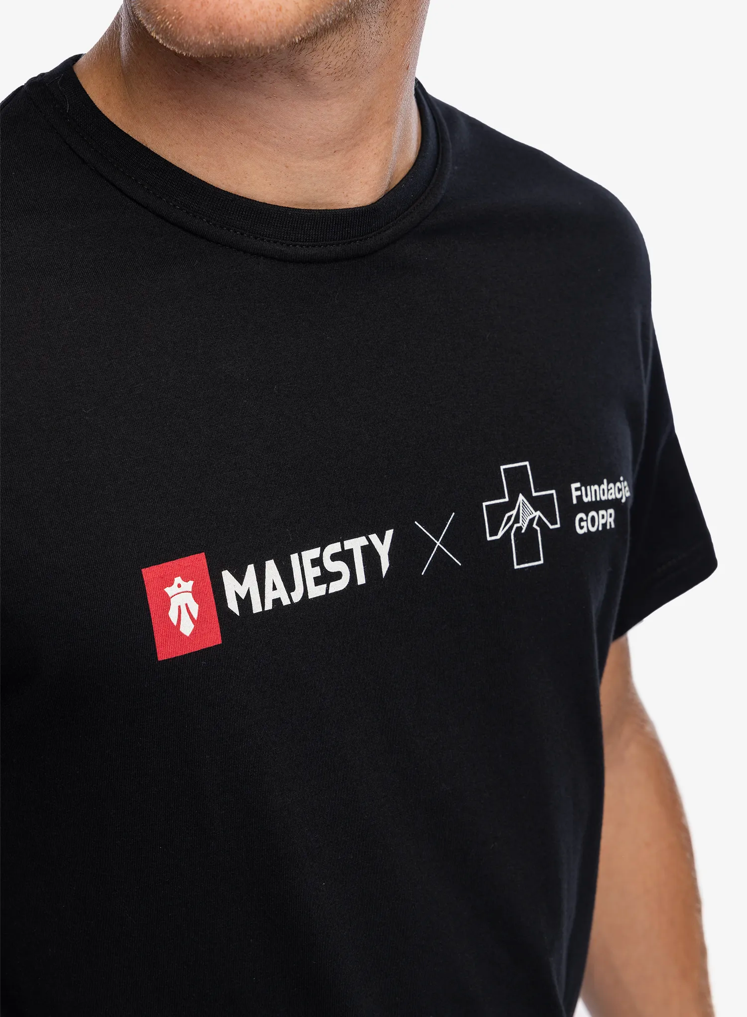 Tričko Majesty Fundacja GOPR Ratownik T-shirt  - black