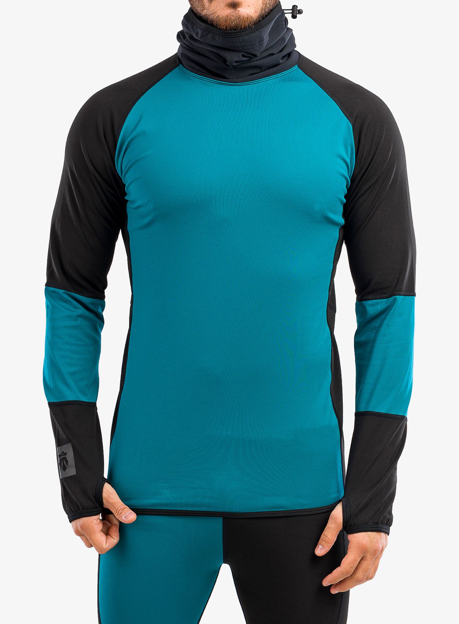 Termální mikina Majesty Surface Base Layer Top - blk/green