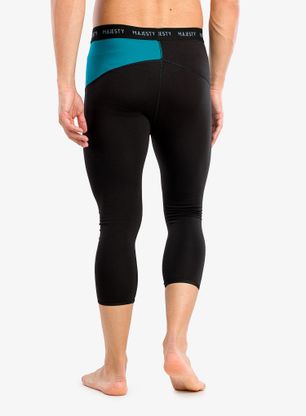 Termolegíny Majesty Surface Pants - black/green