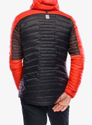 Péřová bunda Maloja Almaj - fire red multi