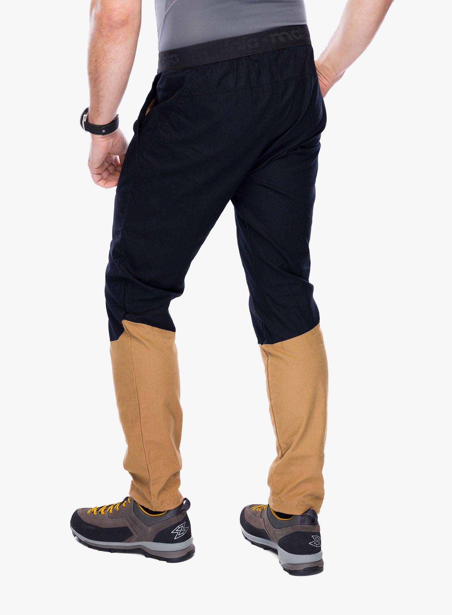 Turistické kalhoty Maloja Arblatsch - deep black multi