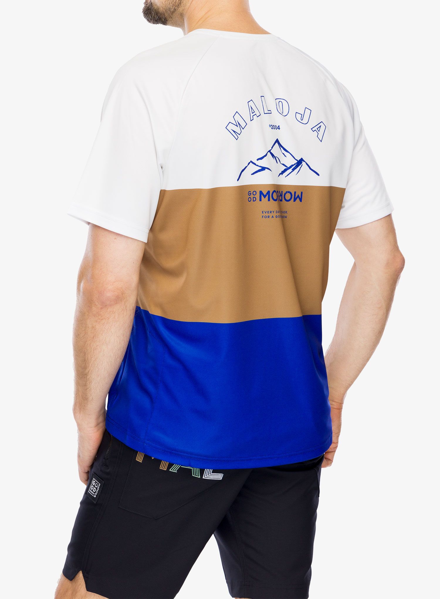 MTB triko Maloja Baretti Multi - glacier milk multi