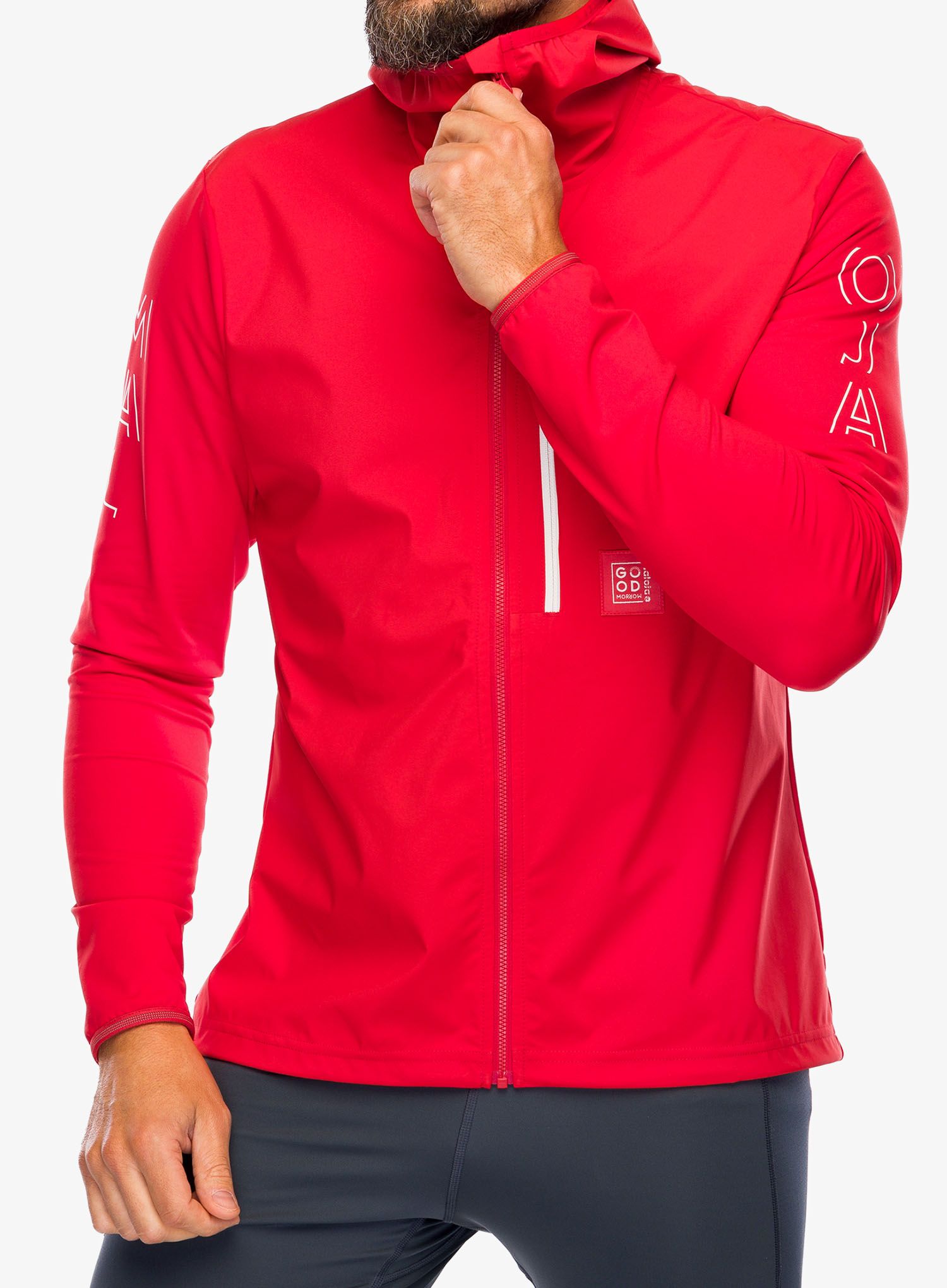 Softshellová bunda Maloja Beifuss - fire red