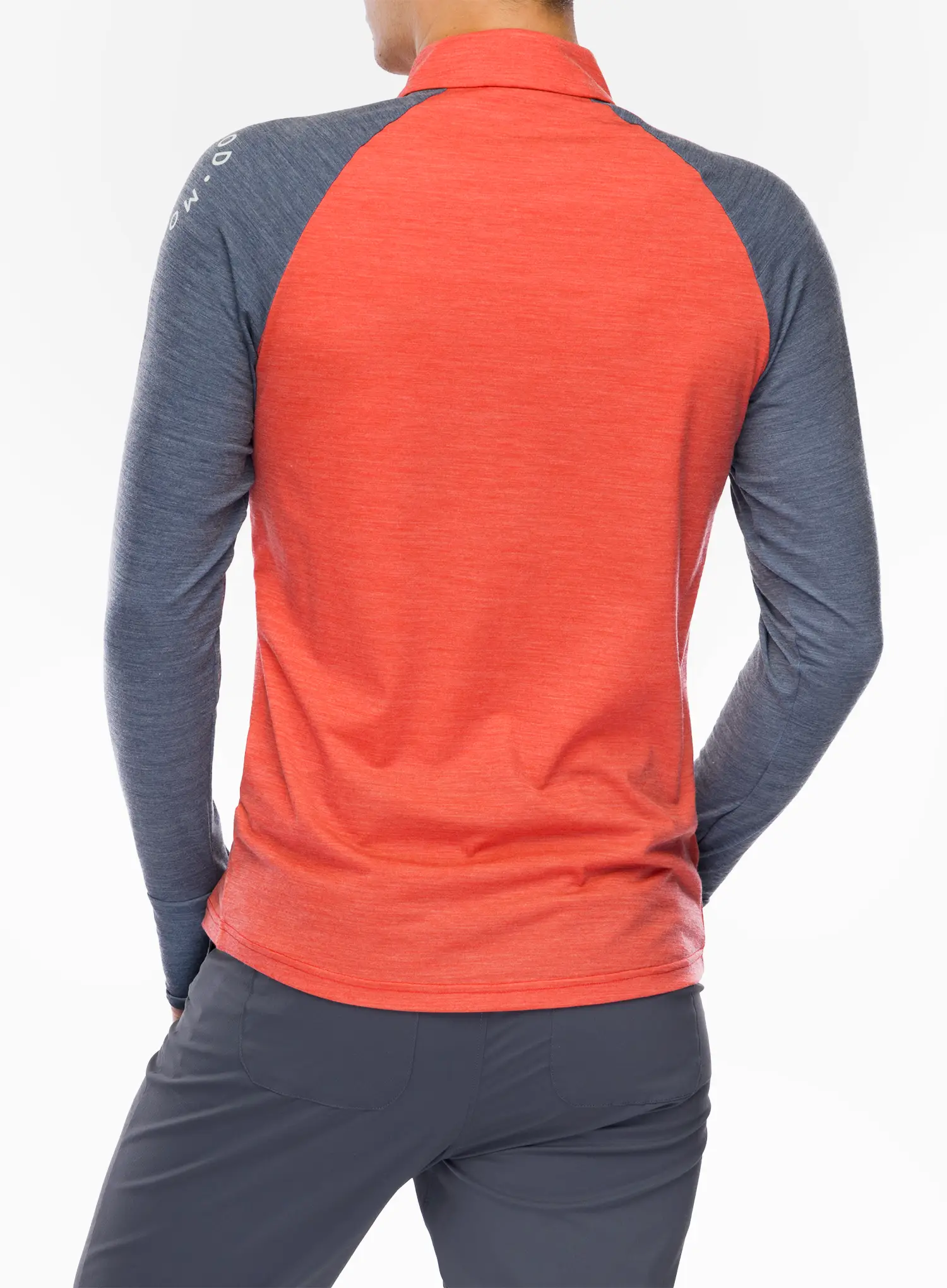 Mikina Maloja Bogone - fire red multi