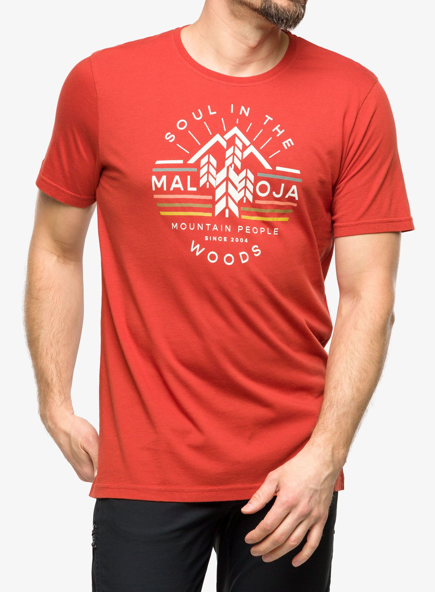 Tričko Maloja Eukalyptus - firebug