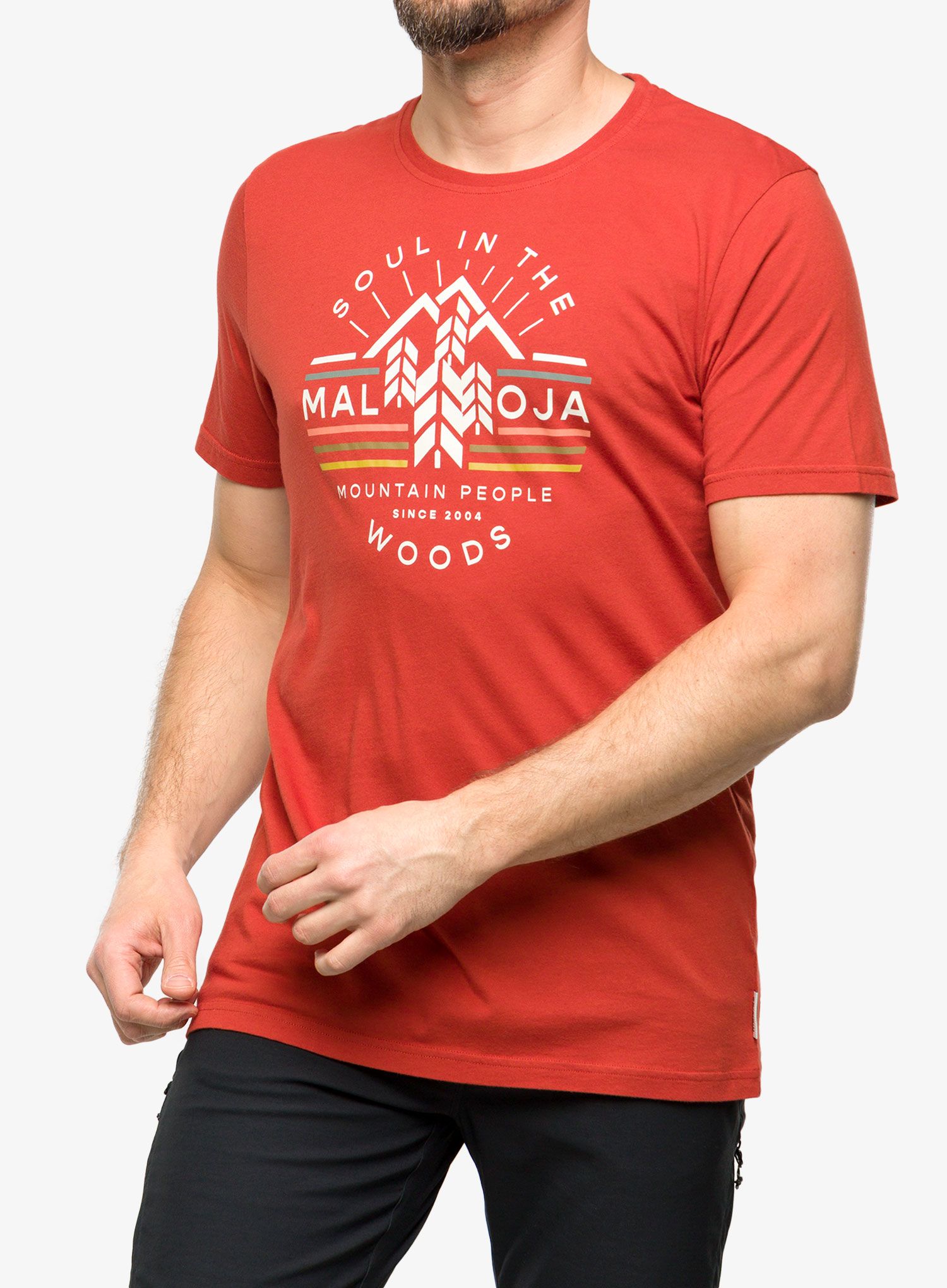 Tričko Maloja Eukalyptus - firebug