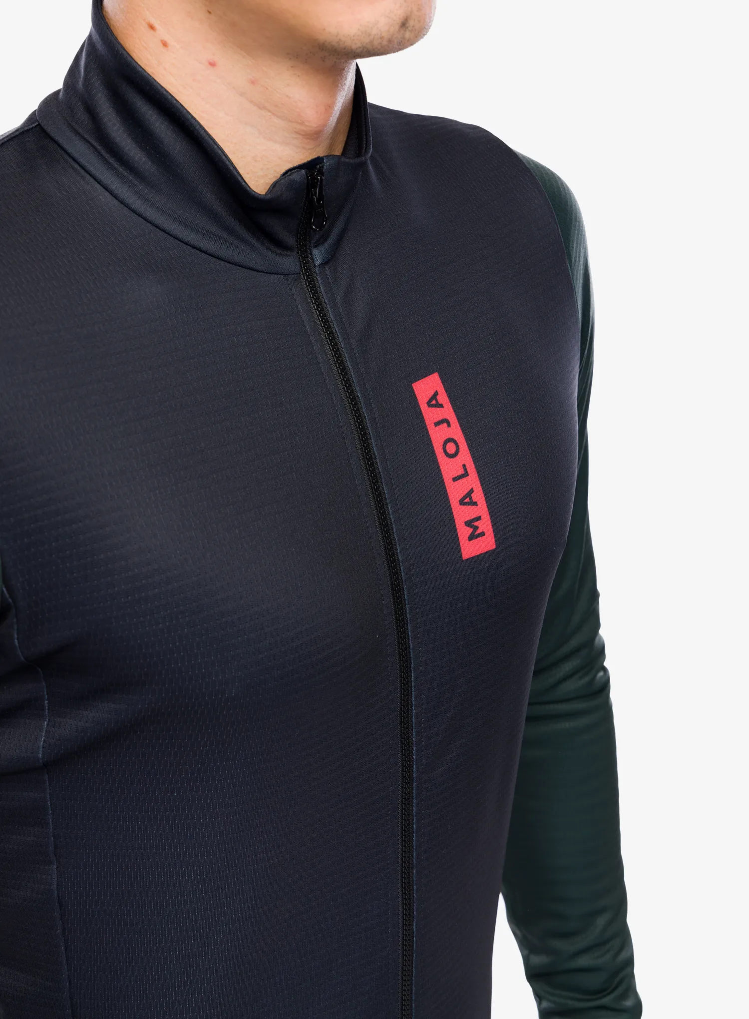 Cyklo mikina Maloja Grumes 1/1 - deep black