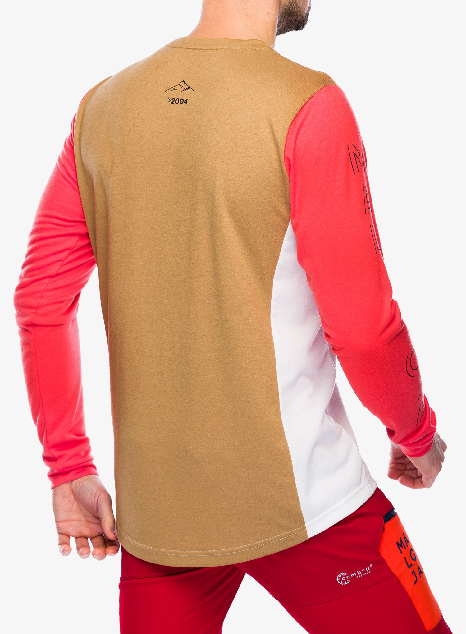 Enduro mikina Maloja Haunold - glacier milk multi