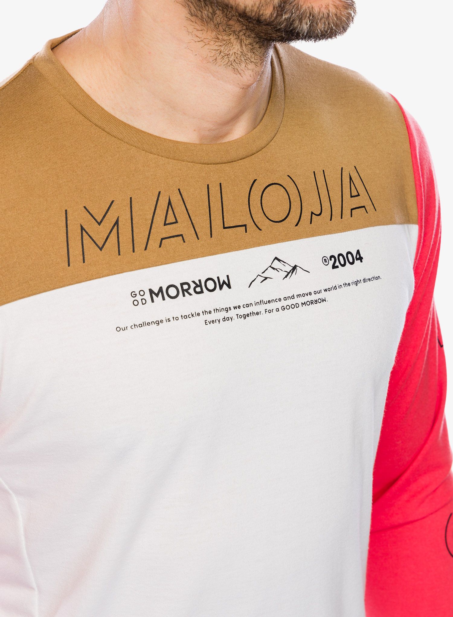 Enduro mikina Maloja Haunold - glacier milk multi