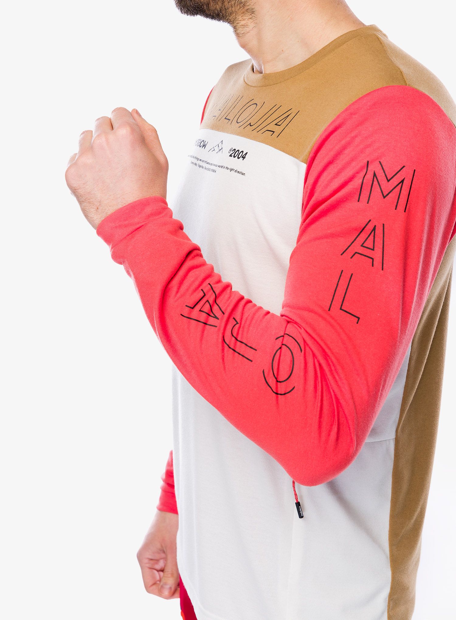 Enduro mikina Maloja Haunold - glacier milk multi