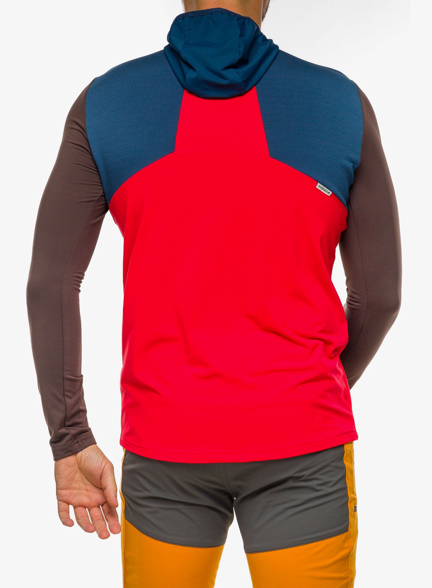 Mikina s kapucí Maloja Kaltern - midnight multi/multi