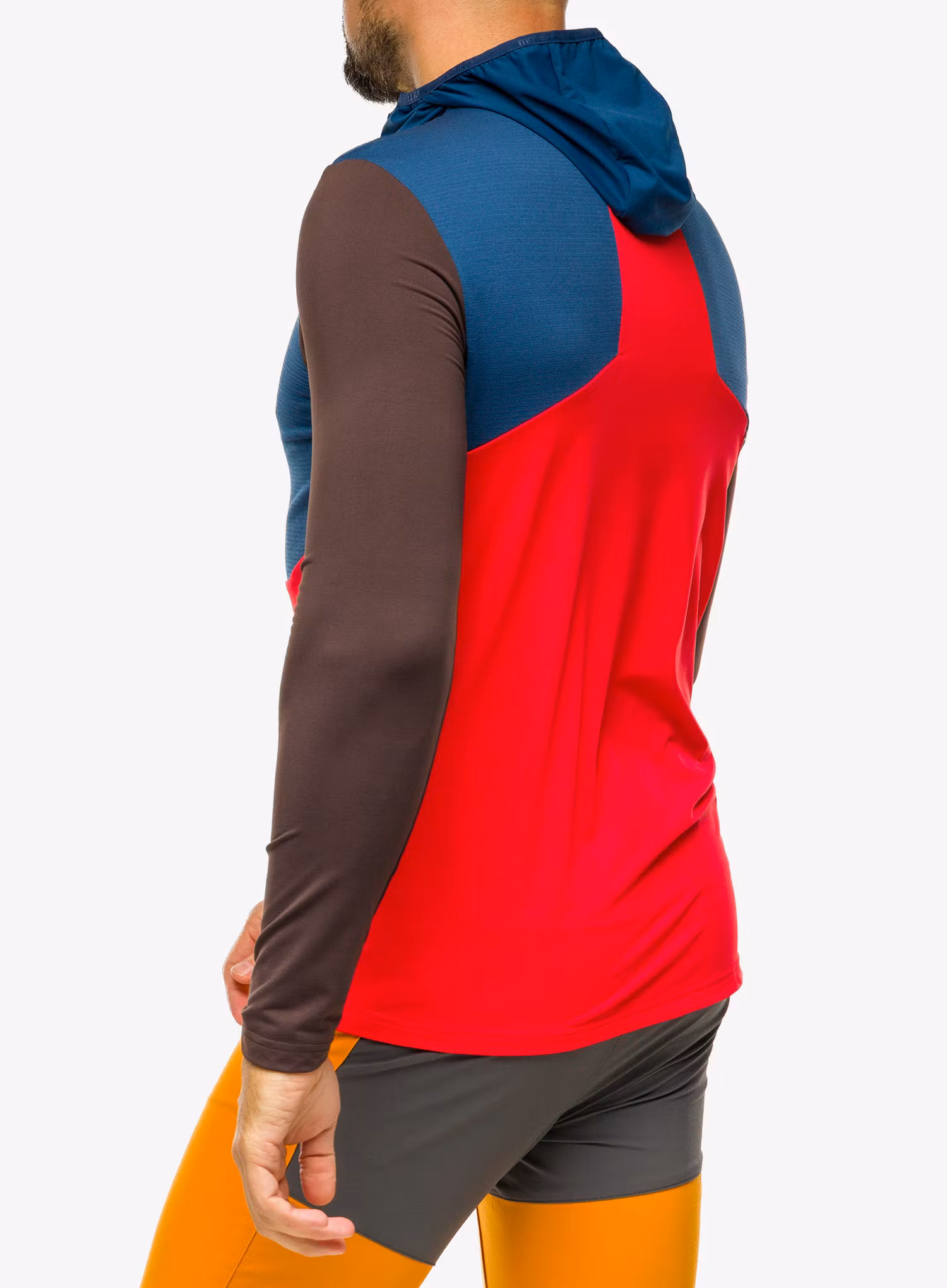Mikina s kapucí Maloja Kaltern - midnight multi/multi