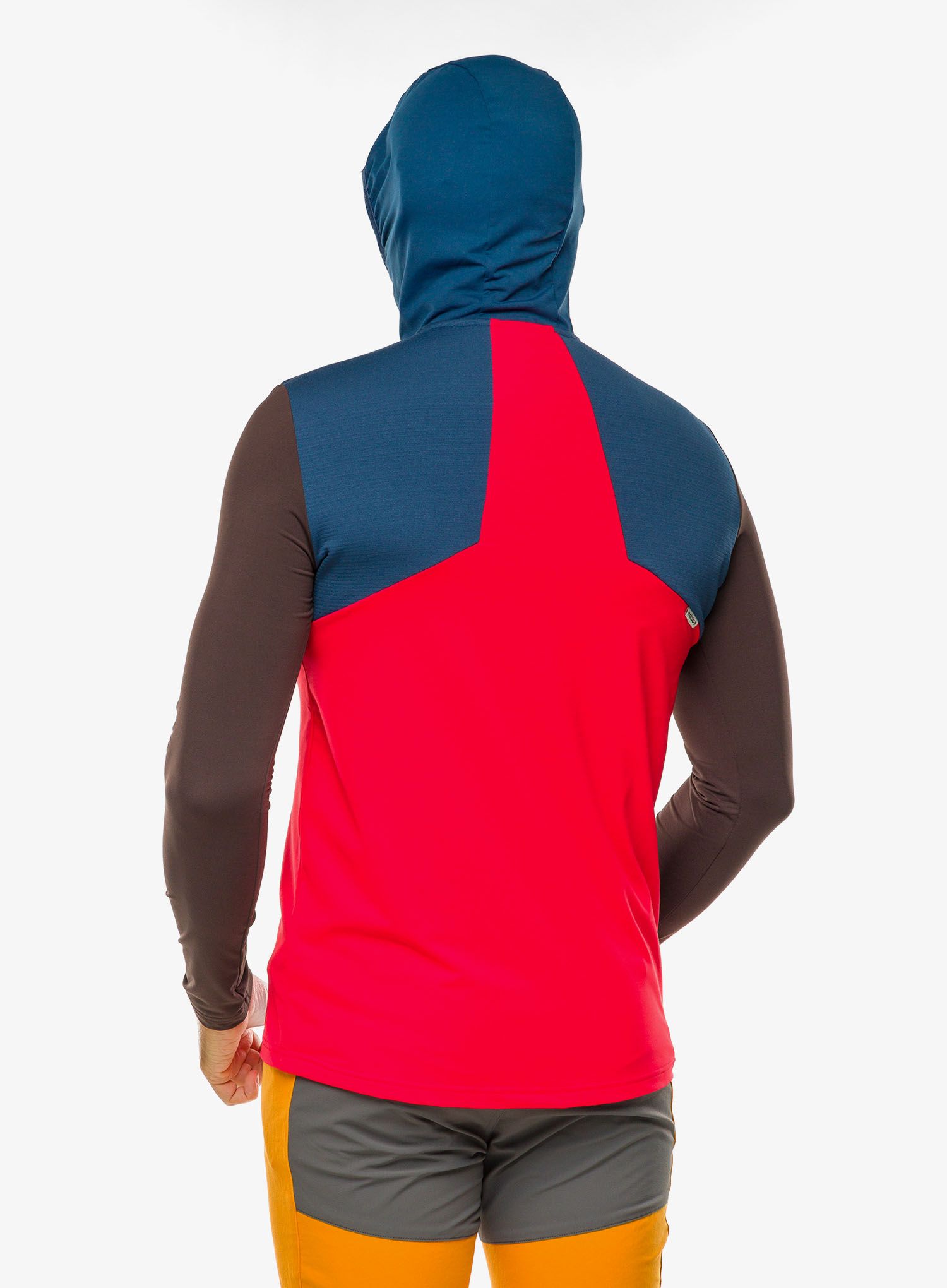 Mikina s kapucí Maloja Kaltern - midnight multi/multi
