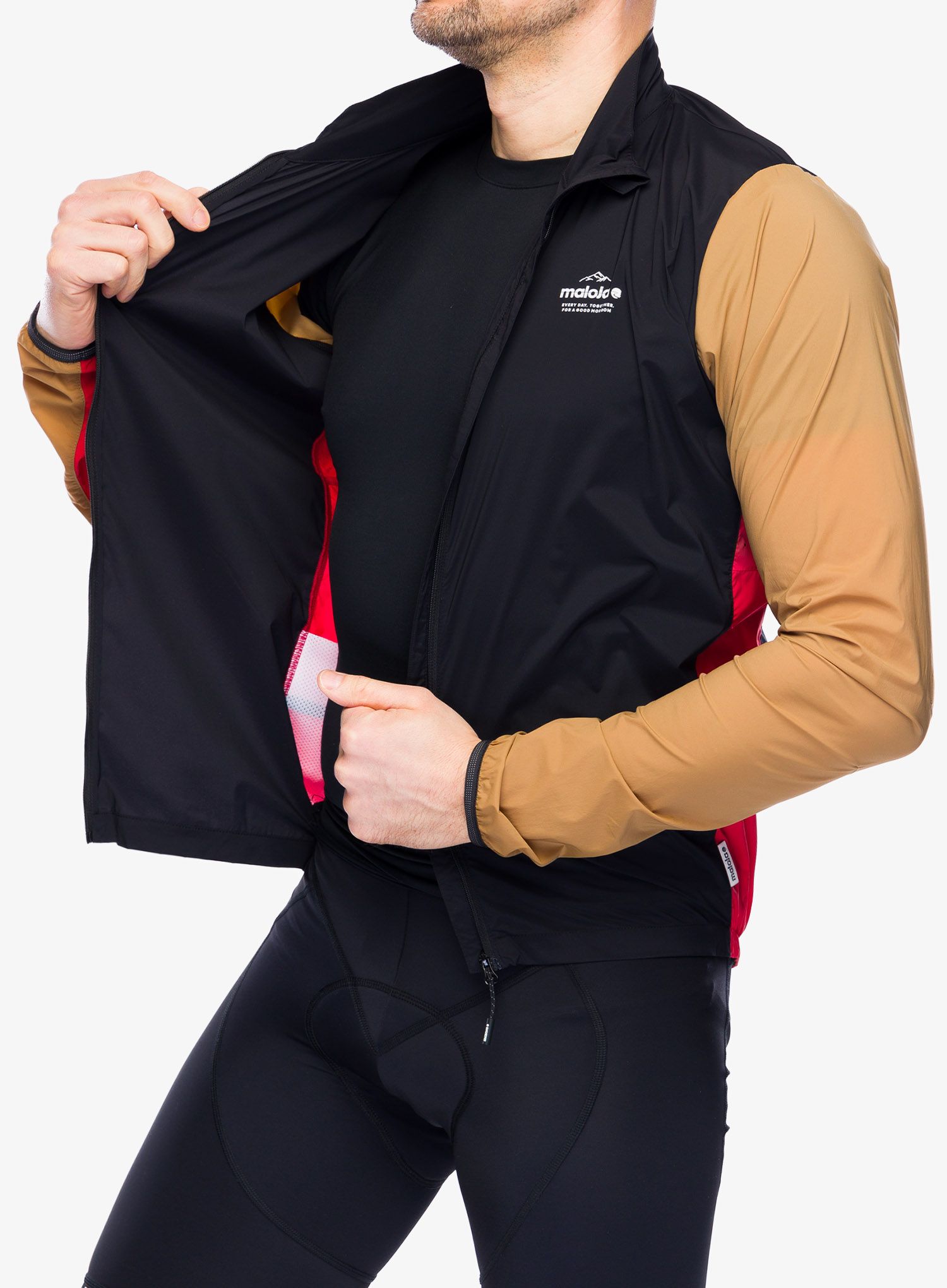 Bunda na kolo Maloja MaxM. Jacket - deep black multi