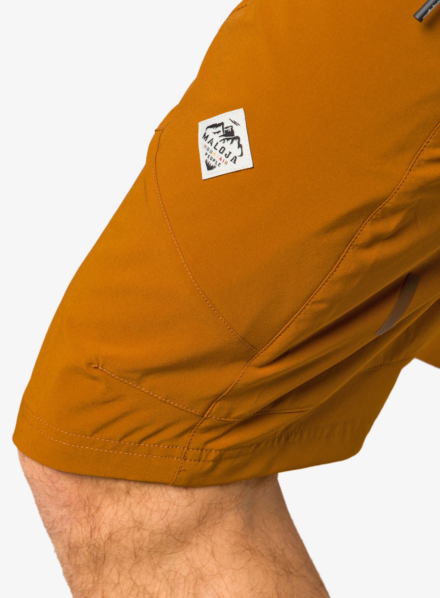 Volné kraťasy na kolo Maloja Pin - amber