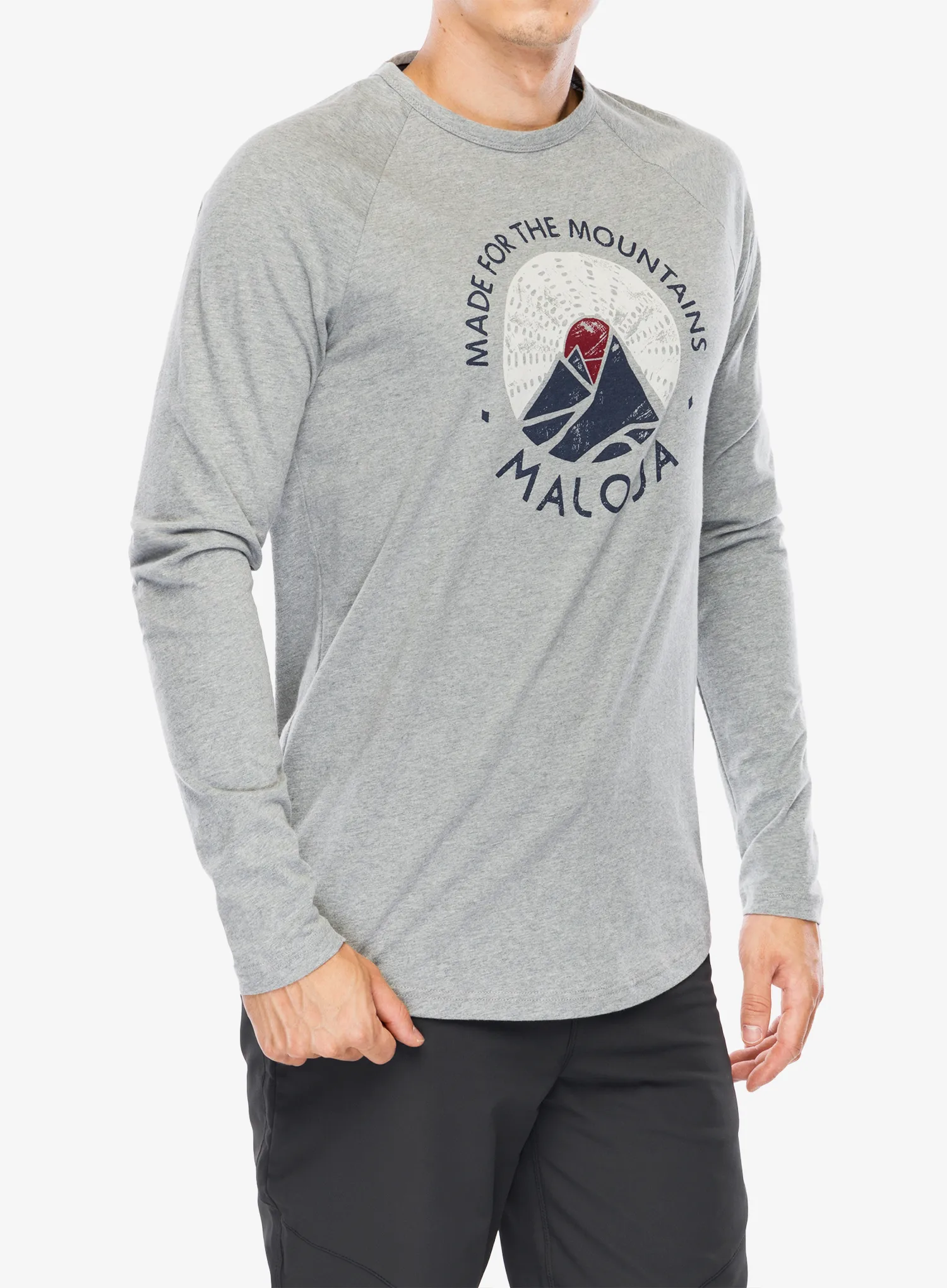 Mikina Maloja Samdrup - grey melange