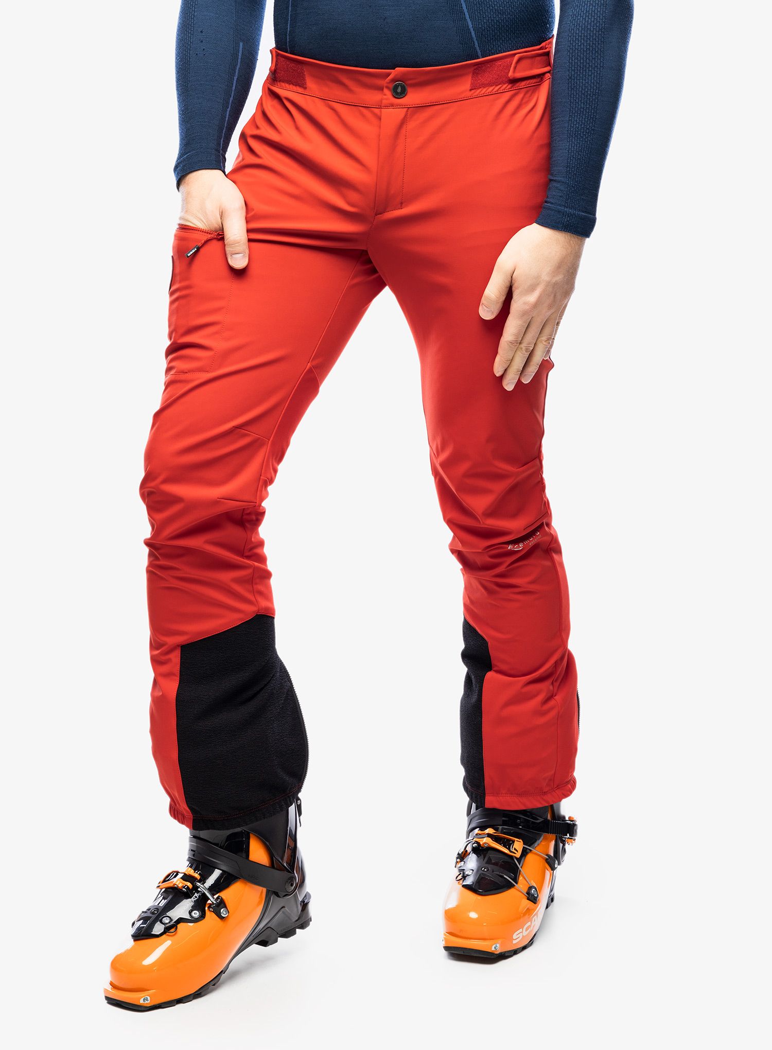 Softshell kalhoty Maloja Schneefink - fire red