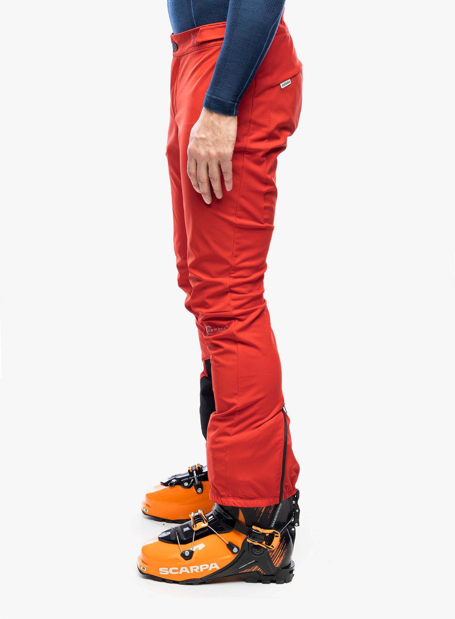 Softshell kalhoty Maloja Schneefink - fire red