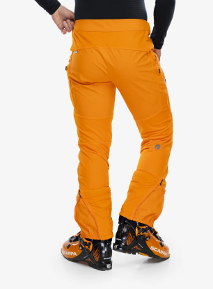 Softshell kalhoty Maloja Schneefink - orange sun