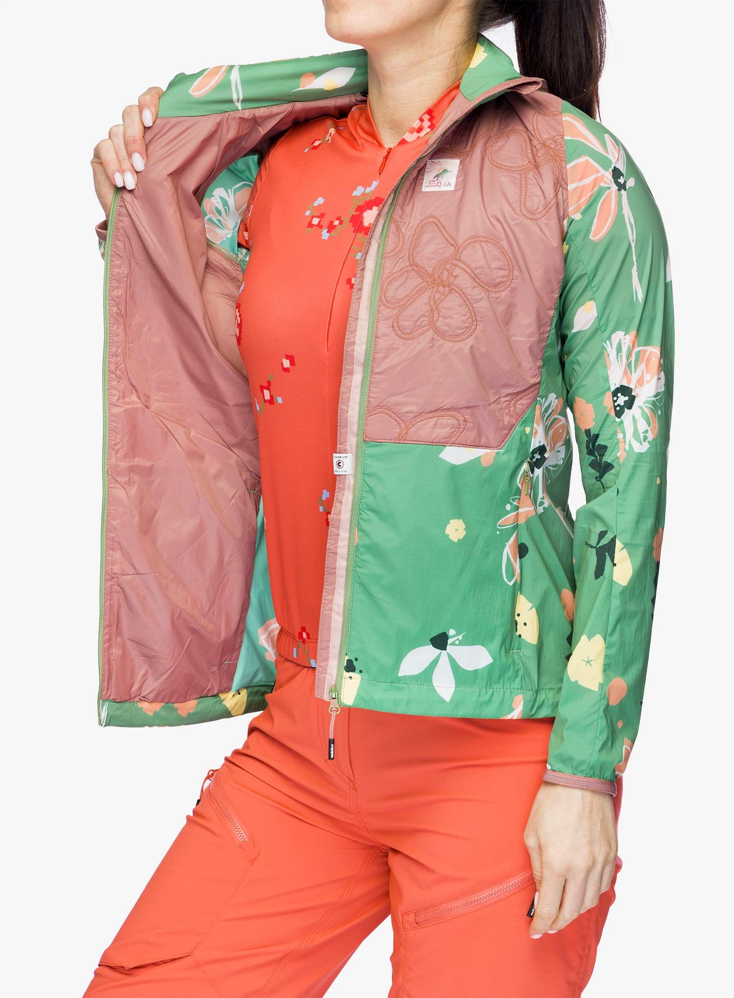 Dámská bunda Maloja Tamara Printed - pastel clover flora