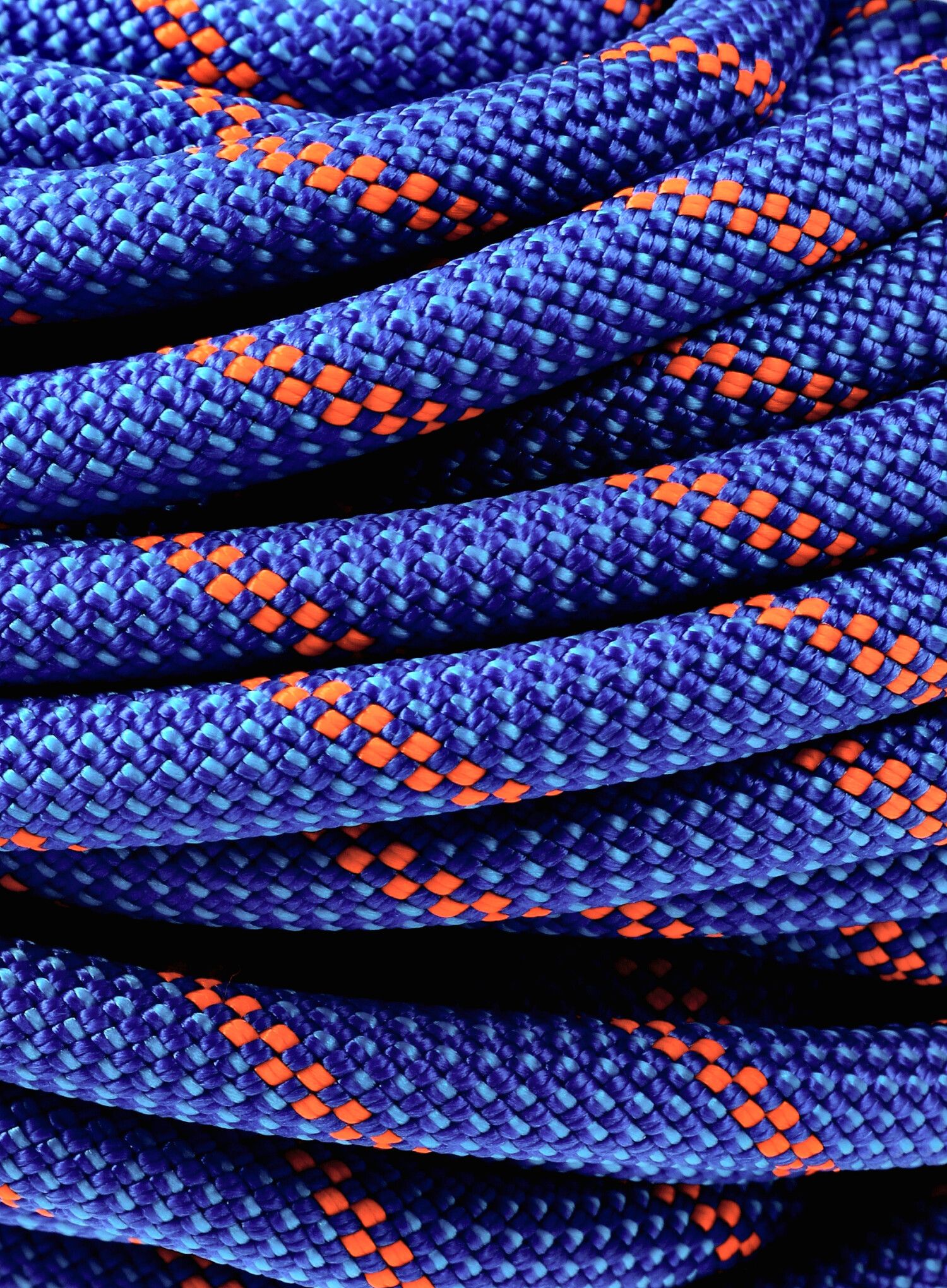 Dvojité lano Mammut 7.5 Alpine Sender Dry Rope 60 m - blue/safety orange