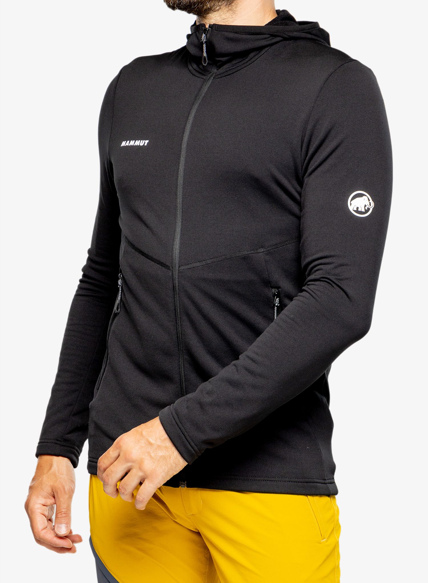 Pánská mikina Mammut Aconcagua Light ML Hooded Jacket - black
